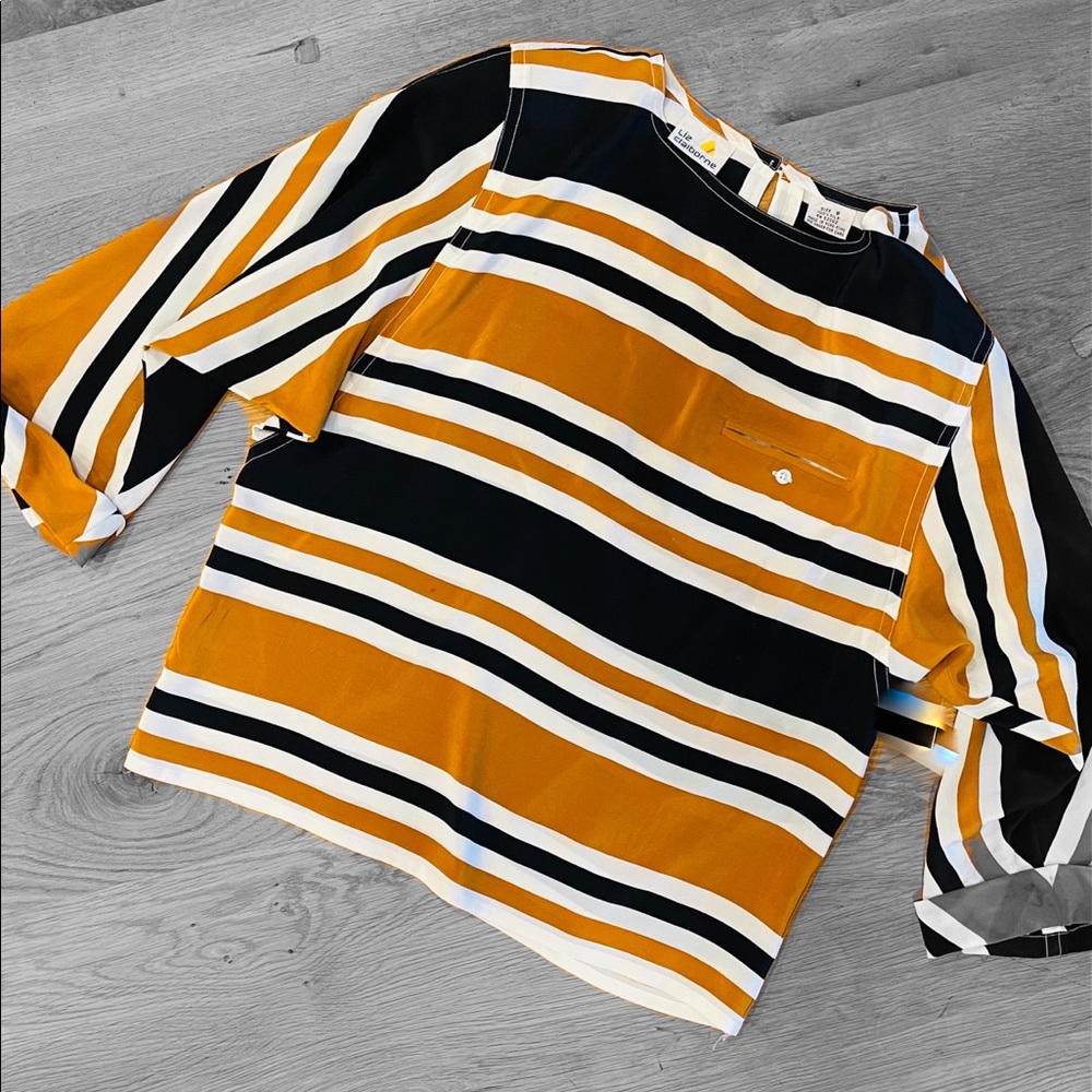 Early 1980s Liz Claiborne silk blouse